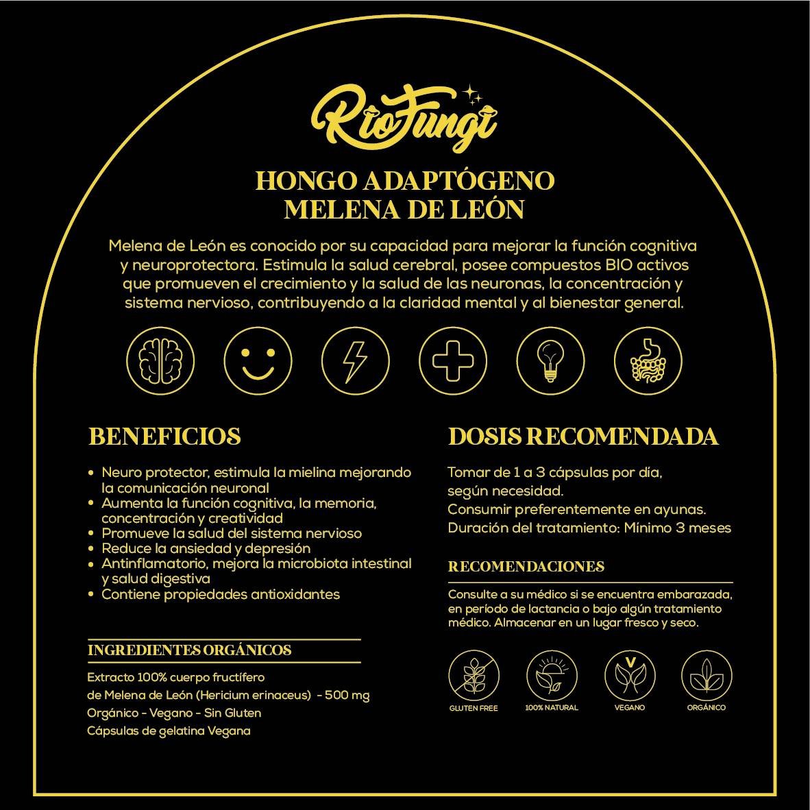 Melena de León - Cápsulas de 500mg 3 Melena de León ETIQUETAS BACK ZIPPER