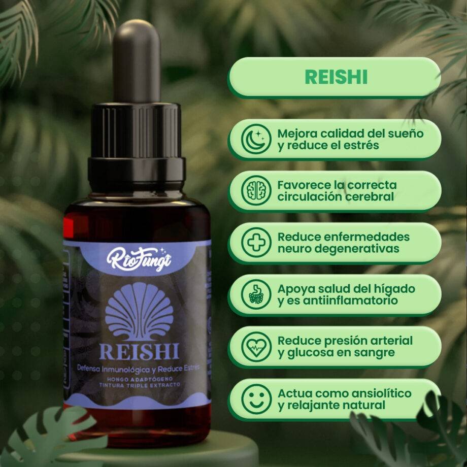 Reishi en extracto gotero
