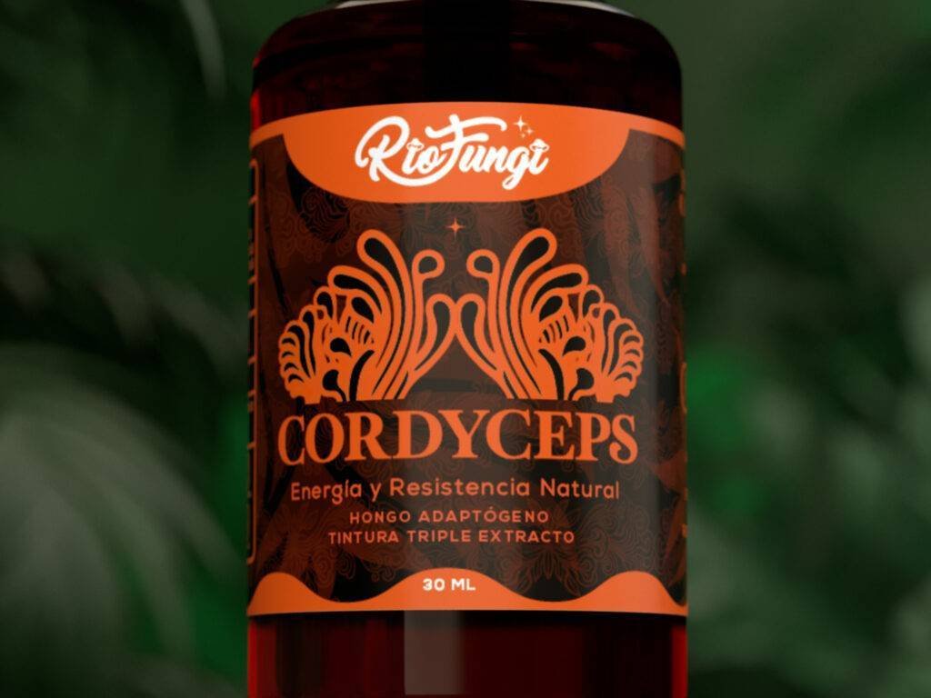 Adaptógenos para el foco y la concentración 3 Cordyceps Extracto Líquido