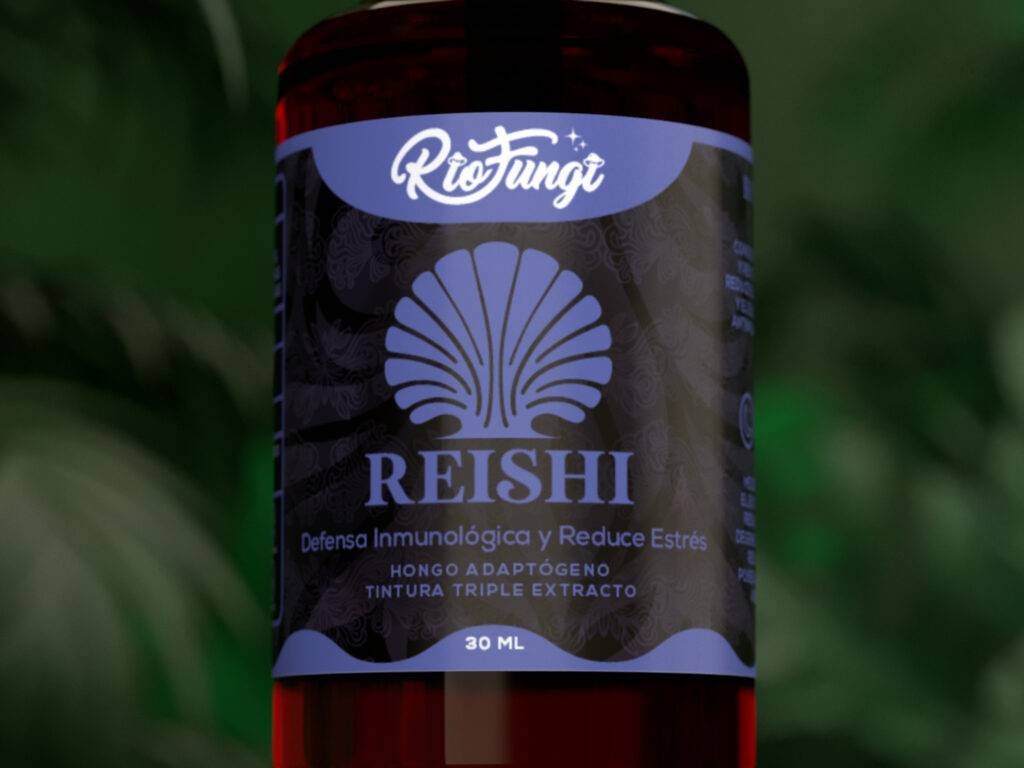 Adaptógenos para el estrés y el descanso 3 Reishi Extracto Líquido