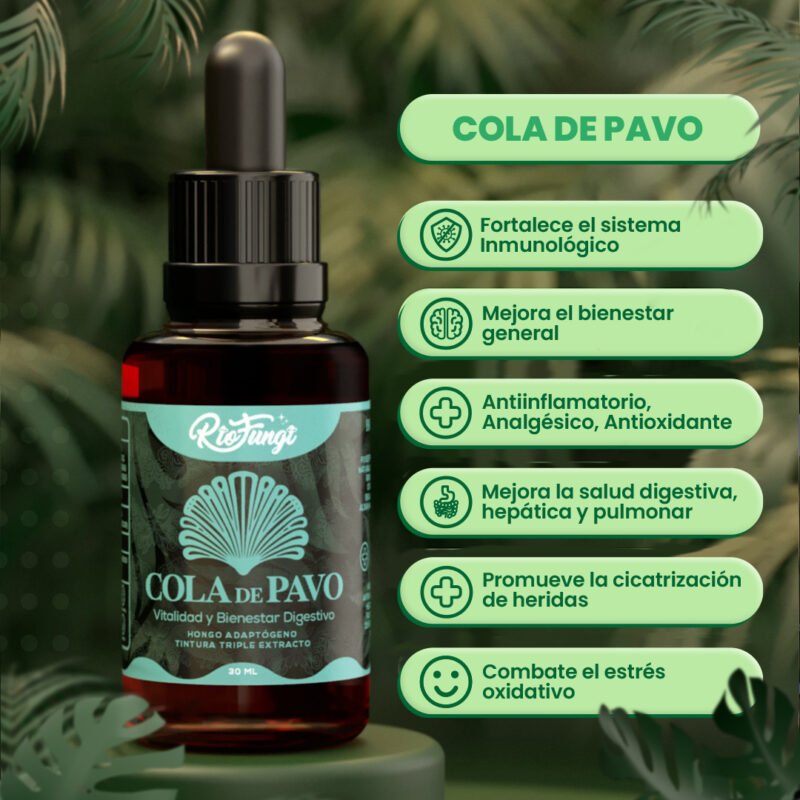 Cola de Pavo + Melena de León Combo Extractos x2 (30ml) - Imagen 2