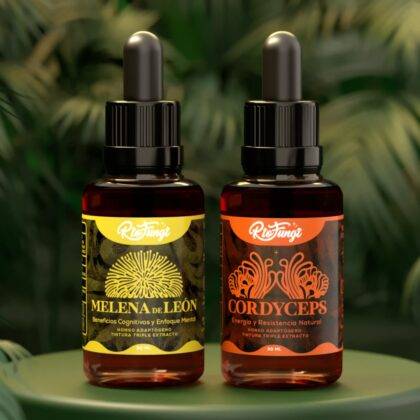 Melena de León + Cordyceps Combo Extractos x2 (30ml)