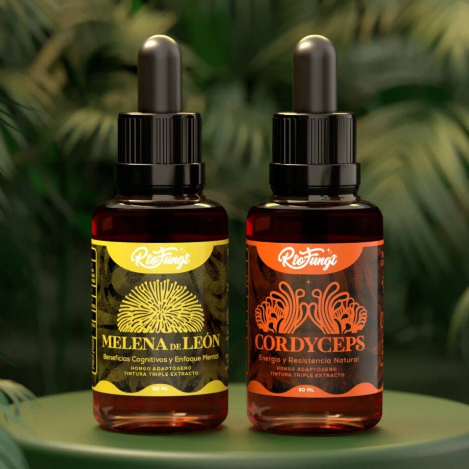 Melena de León + Cordyceps Combo Extractos x2 (30ml)