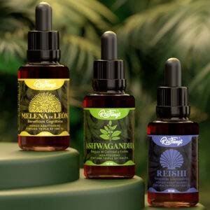 melena de leon, ashwagandha, reishi