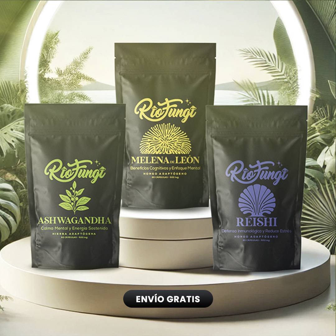 Home 27 Combo Capsulas x3 Melena de León, Ahsawagandha, Reishi