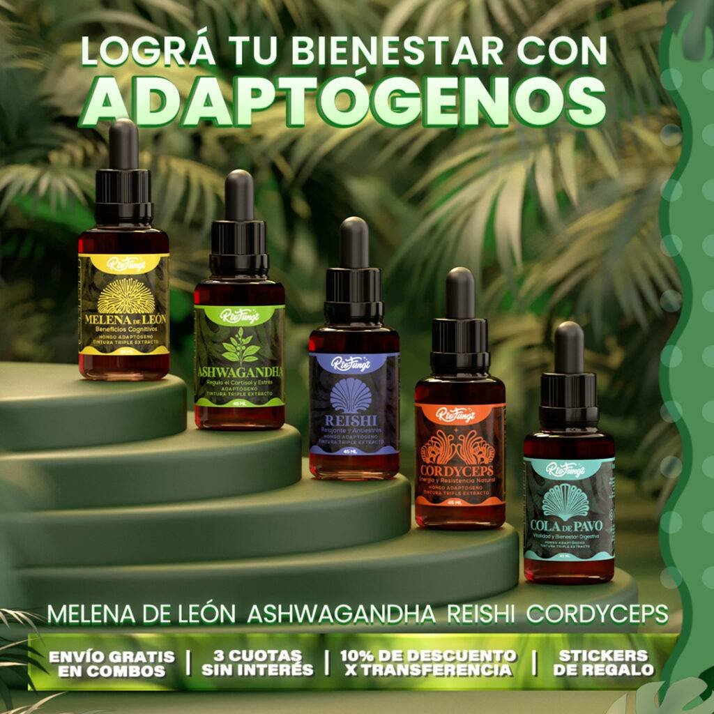 Adaptógenos en extractos