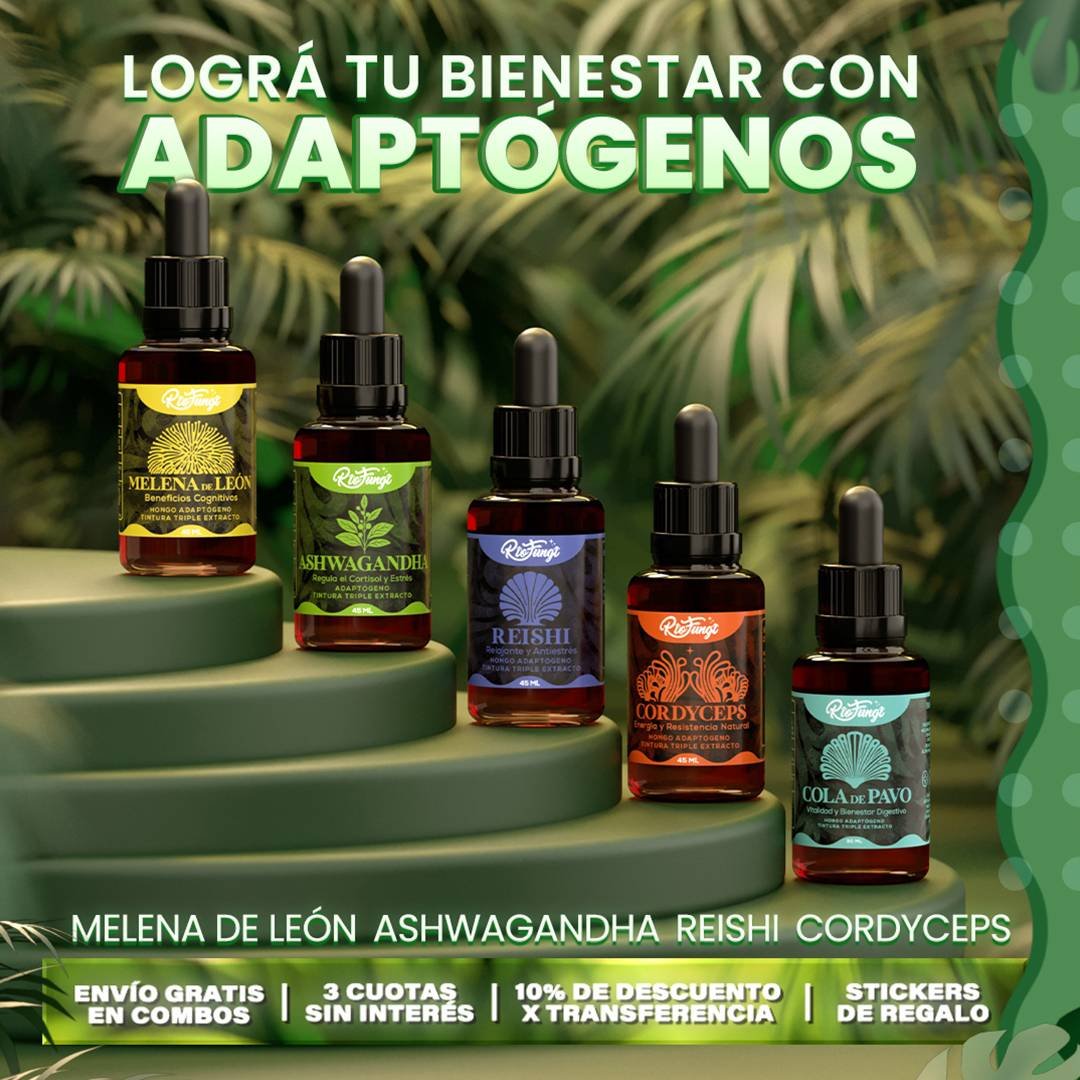 Adaptógenos en extractos
