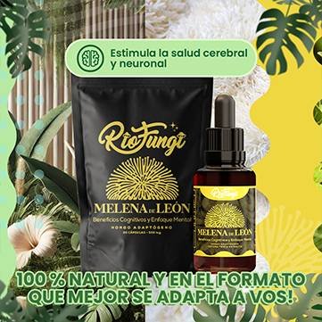 melena de león en capsulas y goteros extractos