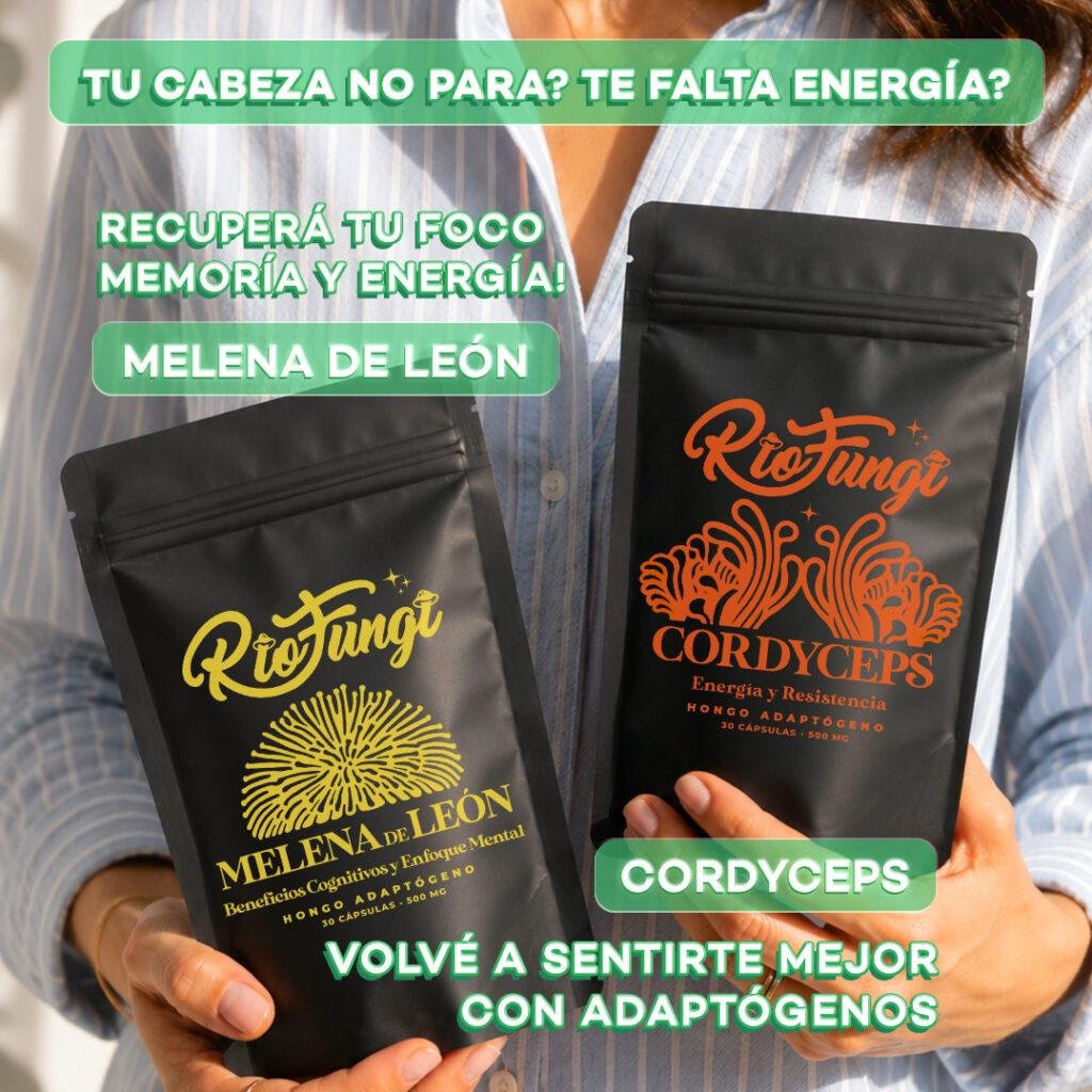 MELENA DE LEÓN Y CORDYCEPS CAPSULAS