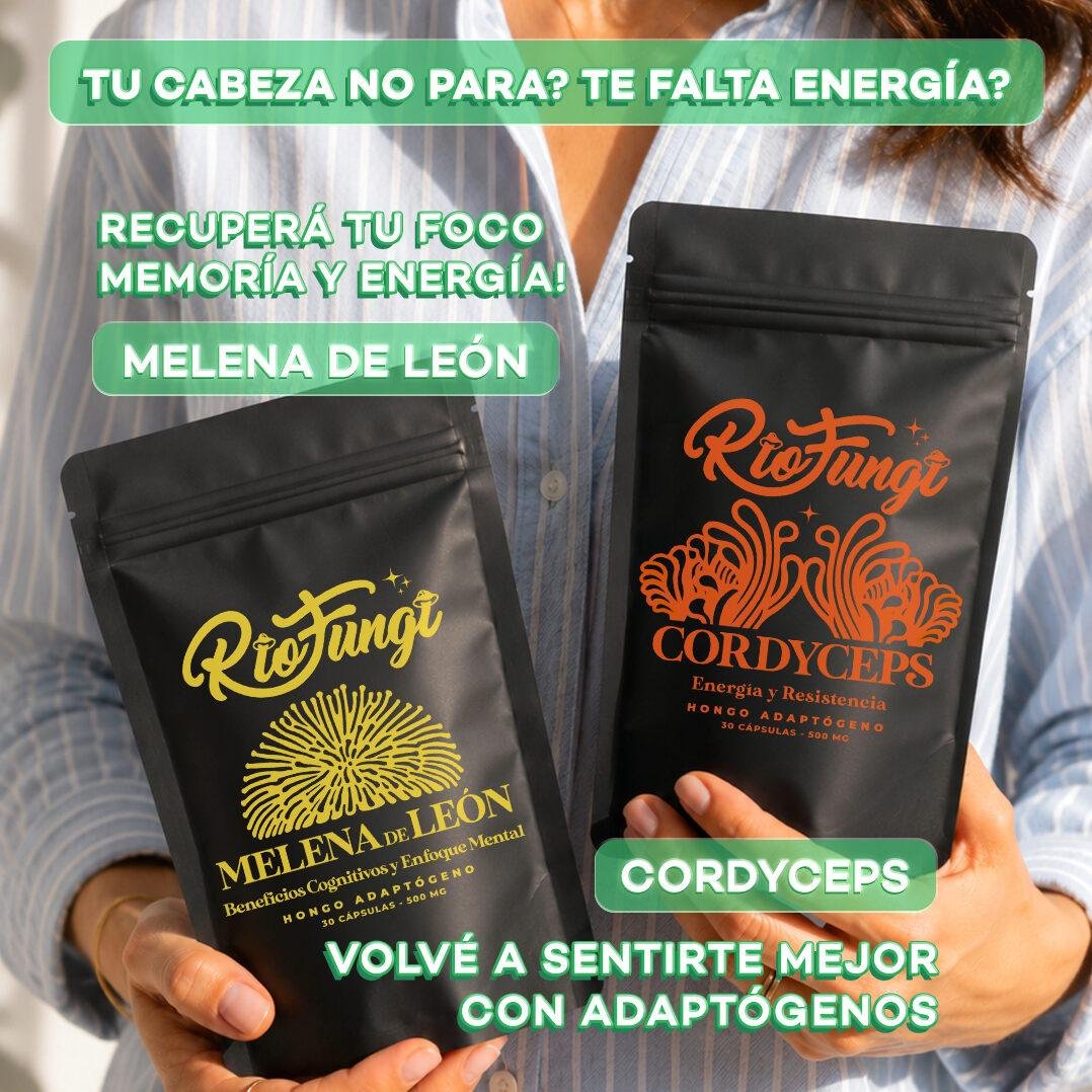 MELENA DE LEÓN Y CORDYCEPS CAPSULAS